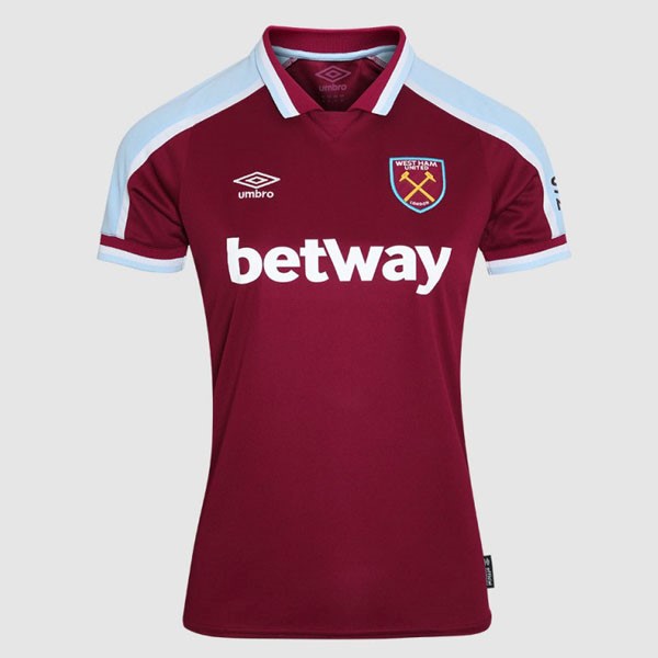 Camiseta West Ham United 1ª Mujer 2021 2022